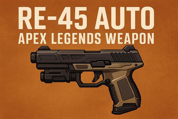 Re-45 auto apex legends weapon: a fast and deadly sidearm