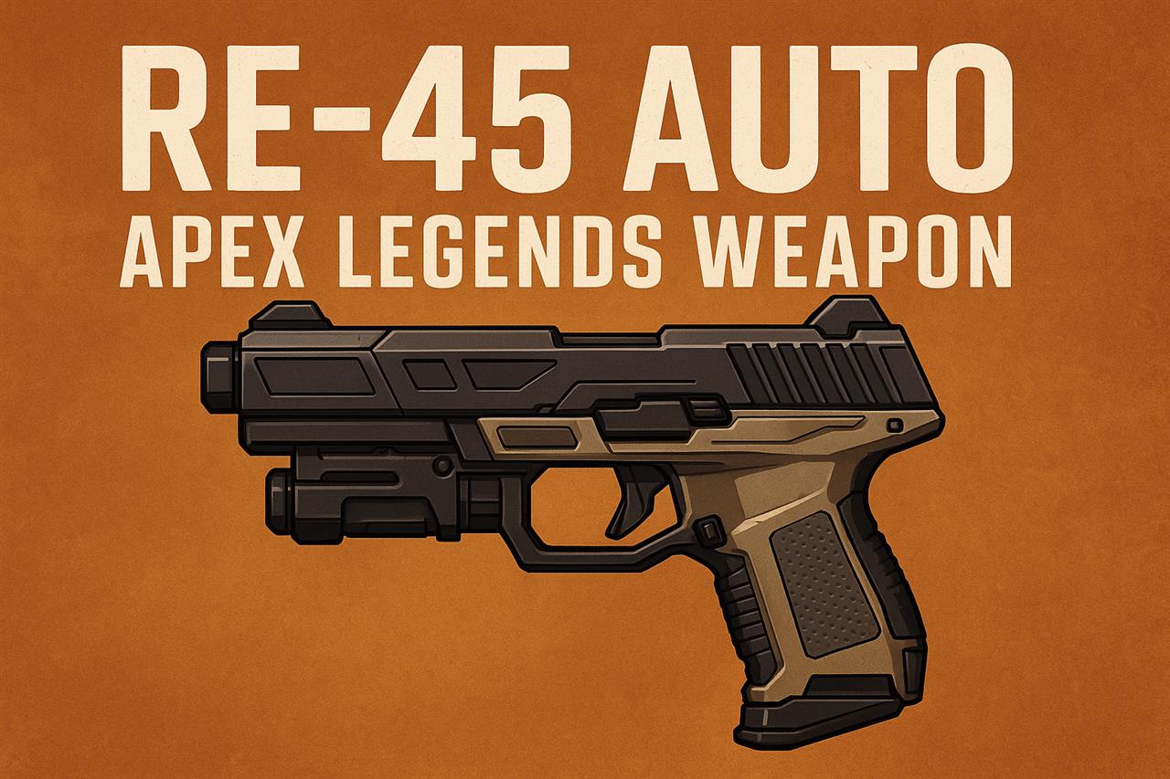 Re-45 auto apex legends weapon: a fast and deadly sidearm